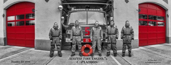 Seattle Fire Department Engine Company 5 by Steve